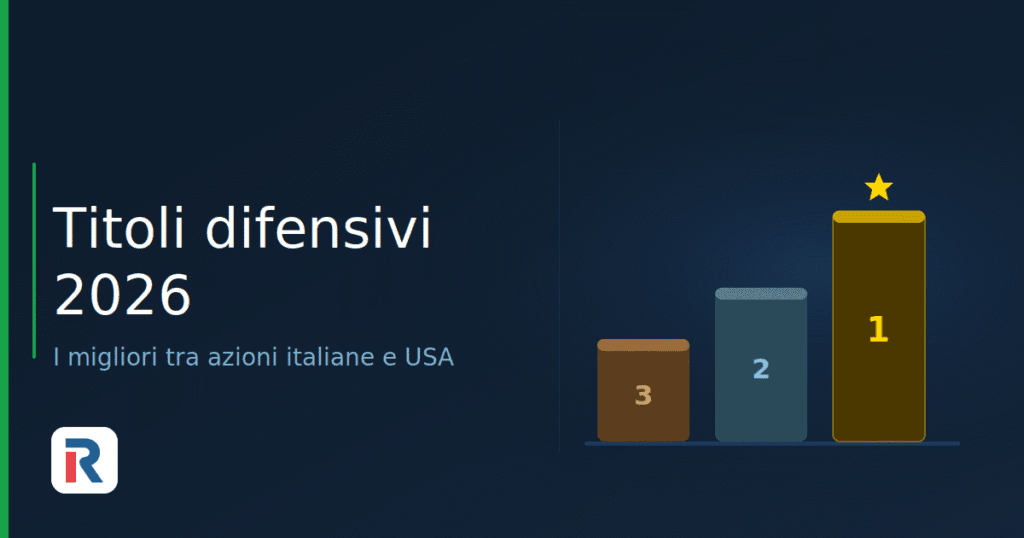 Titoli difensivi 2026: azioni italiane e USA a confronto