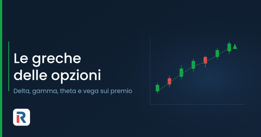 Greche delle opzioni: delta, gamma, theta e vega sul premio