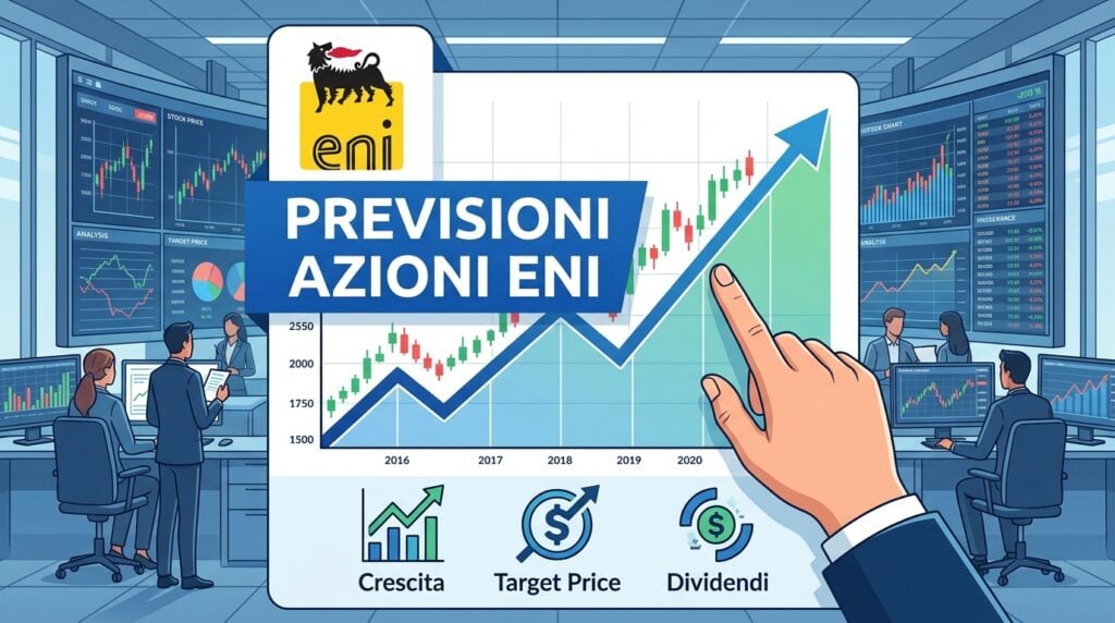 Previsioni azioni ENI: come reagisce il titolo all'ascesa del prezzo del petrolio